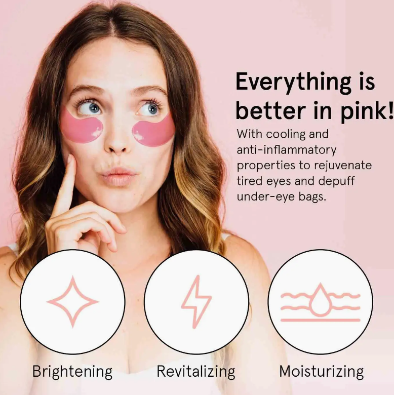 Pink Moisturizing Under Eye Masks (24 pairs)