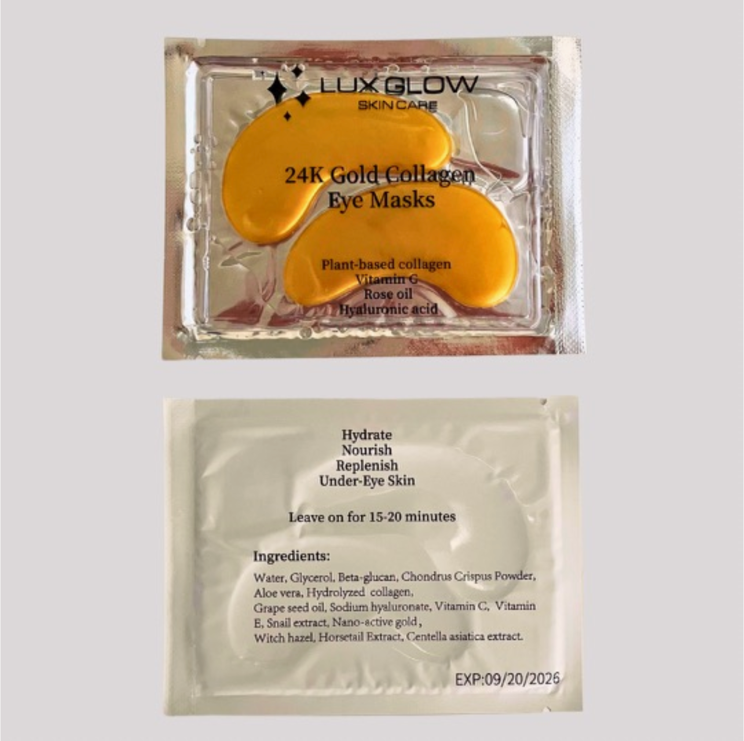 Gold Eye Masks